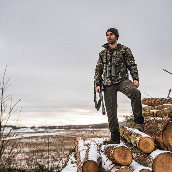 Seeland Mens Rogue Reversible Fleece 40281 - Light Pine / Invis Green
